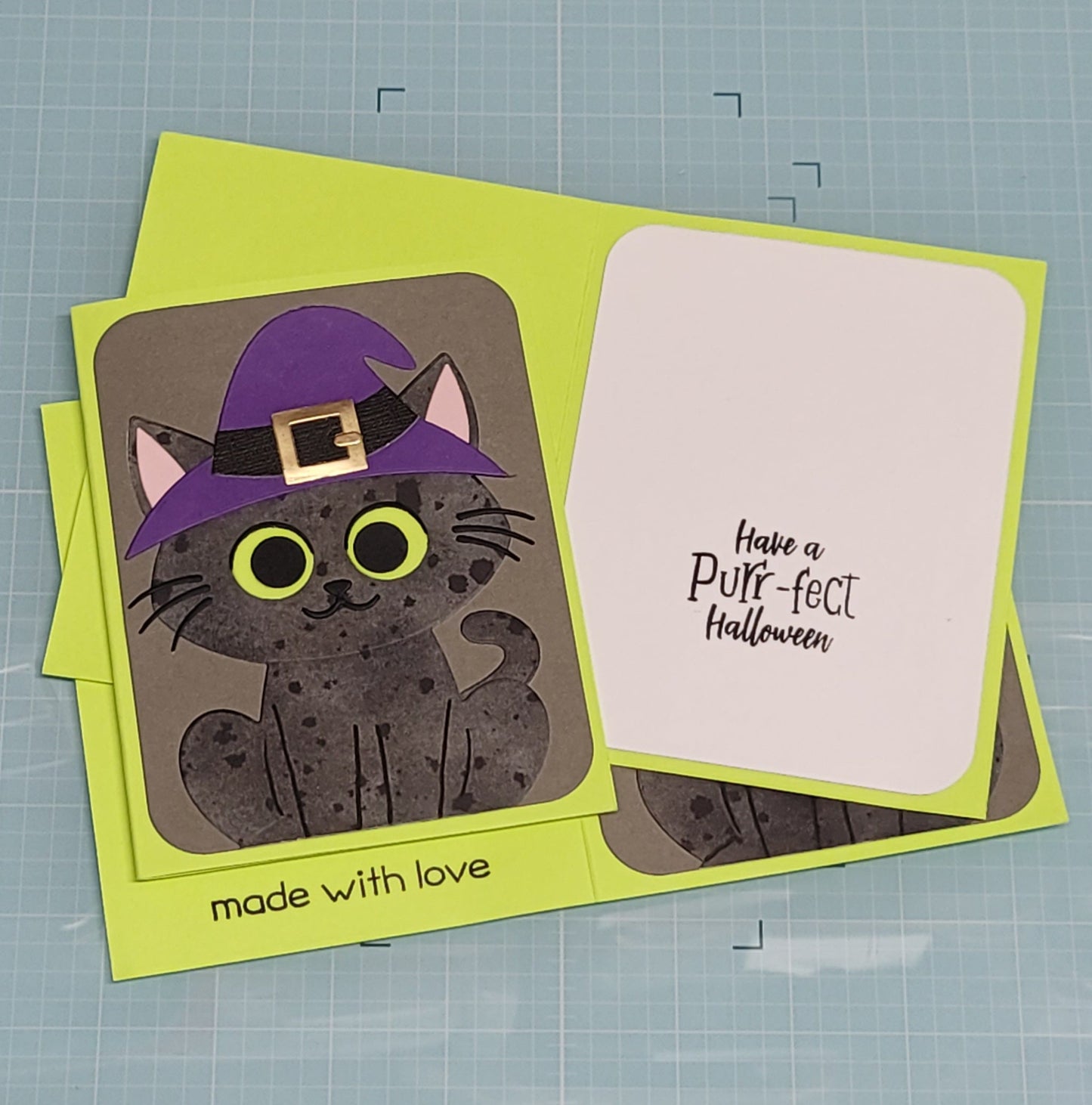 Witchy Cat Greeting Card