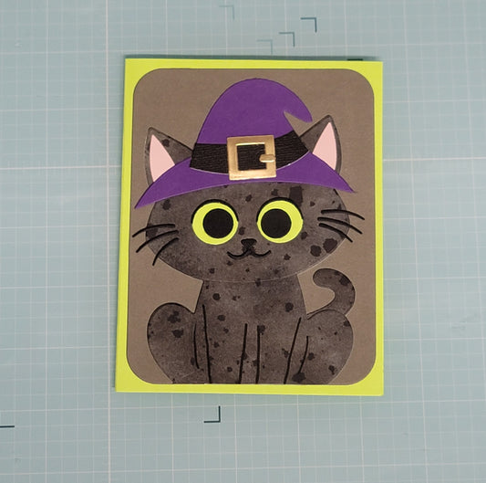Witchy Cat Greeting Card